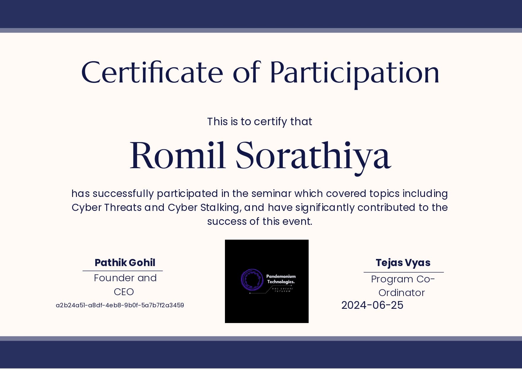 Certificate 10