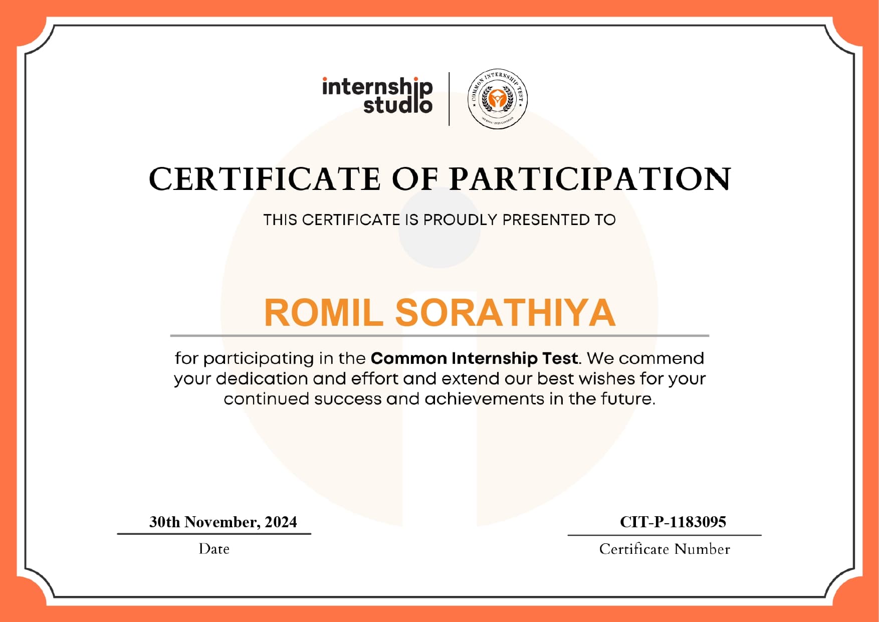 Certificate 5