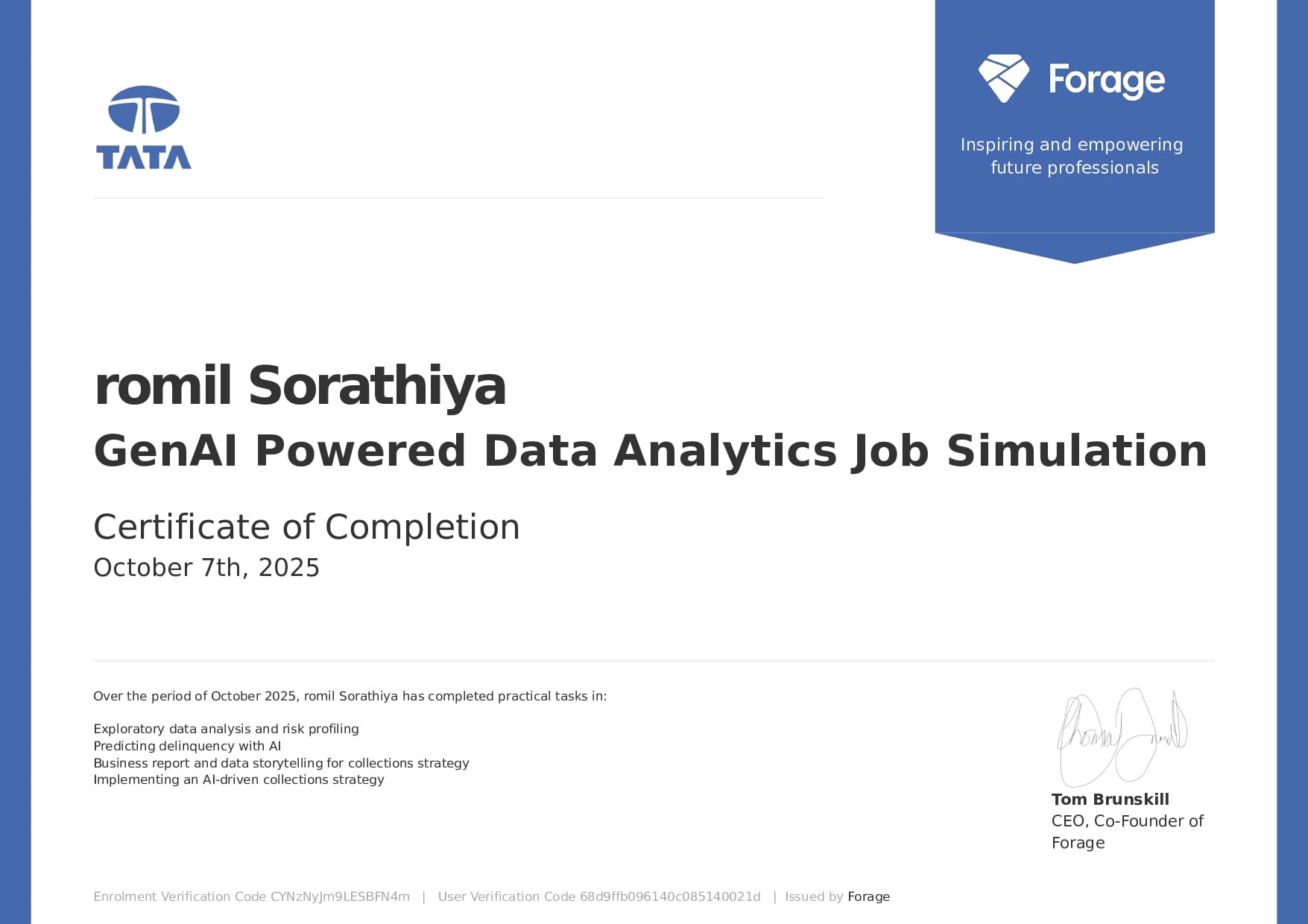 Certificate 6