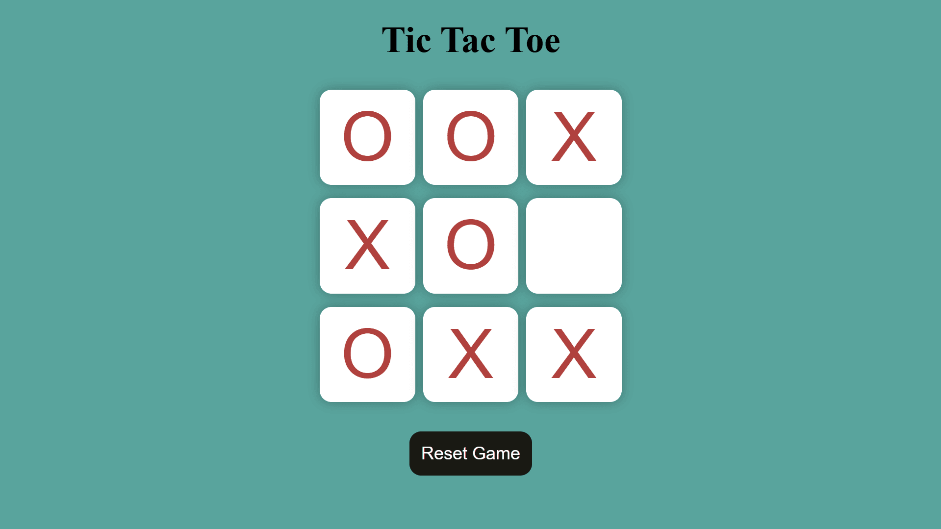 Tic-Tac-Toe Game